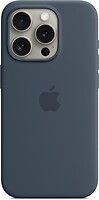 Фото Apple iPhone 15 Pro Silicone Case with MagSafe Storm Blue (MT1D3ZM/A)