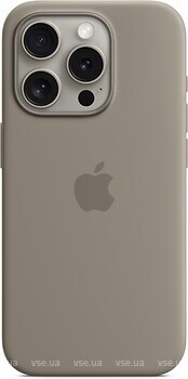 Фото Apple iPhone 15 Pro Silicone Case with MagSafe Clay (MT1E3ZM/A)