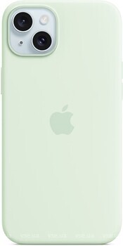 Фото Apple iPhone 15 Plus Silicone Case with MagSafe Soft Mint (MWNG3ZM/A)