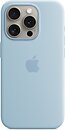 Фото Apple iPhone 15 Pro Silicone Case with MagSafe Light Blue (MWNM3ZM/A)