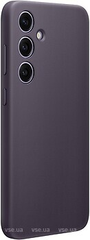 Фото Samsung Vegan Leather Case for Galaxy S24+ SM-S926 Dark Violet (GP-FPS926HCAVW)