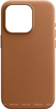 Фото ArmorStandart Fake Leather Case for Apple iPhone 15 Pro Light Coffee (ARM76300)