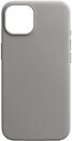 Фото ArmorStandart Fake Leather Case for Apple iPhone 15 Grey (ARM76289)