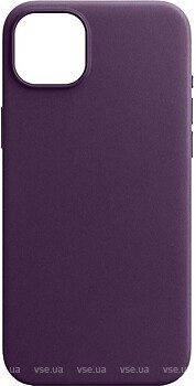 Фото ArmorStandart Fake Leather Case for Apple iPhone 15 Plus Deep Purple (ARM76296)