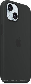 Фото Apple iPhone 15 Silicone Case with MagSafe Black (MXPD3ZM/A)