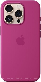 Фото Apple iPhone 16 Pro Max Silicone Case with MagSafe Fuchsia (MYYX3ZM/A)