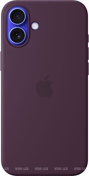 Фото Apple iPhone 16 Plus Silicone Case with MagSafe Plum (MYYD3ZM/A)