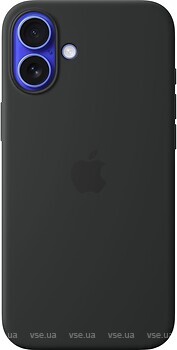 Фото Apple iPhone 16 Plus Silicone Case with MagSafe Black (MYY93ZM/A)