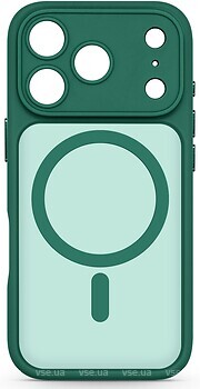 Фото ArmorStandart Lush MagCase for Apple iPhone 17 Pro Dark Green (ARM87491)