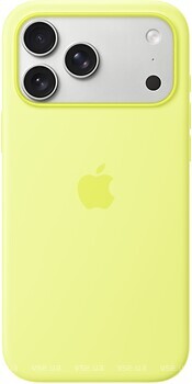 Фото Apple iPhone 17 Pro Max Silicone Case with MagSafe Neon Yellow (MGFM4ZM/A)