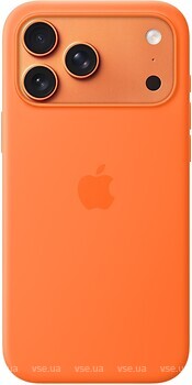 Фото Apple iPhone 17 Pro Max Silicone Case with MagSafe Orange (MGFL4ZM/A)