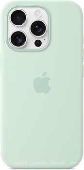 Фото Apple iPhone 16 Pro Silicone Case with MagSafe Aquamarine (MDG04ZM/A)