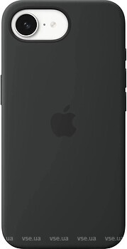 Фото Apple iPhone 16e Silicone Case Black (MD3N4ZM/A)
