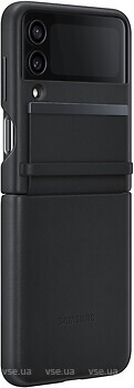 Фото Samsung Flap Leather Cover for Galaxy Flip4 SM-F721B Black (EF-VF721LBEGUA)