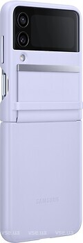 Фото Samsung Flap Leather Cover for Galaxy Flip4 SM-F721B Serenity Purple (EF-VF721LLEGUA)