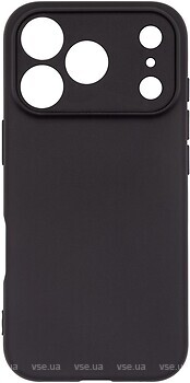 Фото ArmorStandart Matte Slim Fit for Apple iPhone 17 Pro Max Camera cover Black (ARM86233)