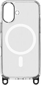 Фото ArmorStandart Crossbody Air MagSafe Rope for Apple iPhone 16 Clear (ARM86376)