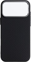 Фото ArmorStandart LikeCarbon2 MagCase for Apple iPhone 17 Pro Max Kevlar Black (ARM88377)