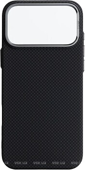 Фото ArmorStandart LikeCarbon2 MagCase for Apple iPhone 17 Pro Max Kevlar Black (ARM88377)