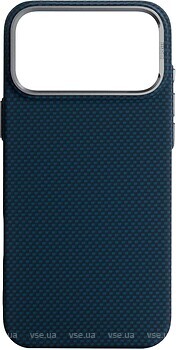 Фото ArmorStandart LikeCarbon2 MagCase for Apple iPhone 17 Pro Max Kevlar Dark Blue (ARM88553)