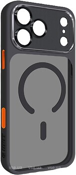 Фото ArmorStandart Unit-C MagCase SE for Apple iPhone 17 Pro Max Black Orange (ARM86322)
