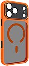 Фото ArmorStandart Unit-C MagCase SE for Apple iPhone 17 Pro Max Orange Black (ARM86321)