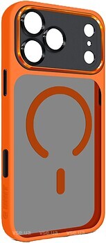 Фото ArmorStandart Unit-C MagCase SE for Apple iPhone 17 Pro Max Orange Black (ARM86321)