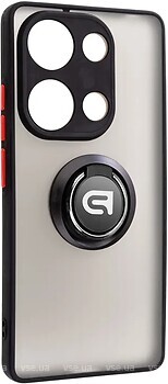 Фото ArmorStandart Frosted Matte Ring for Xiaomi Redmi Note 13 Pro 4G Black (ARM75447)