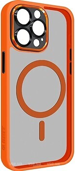 Фото ArmorStandart Unit MagSafe SE for Apple iPhone 15 Pro Max Orange Black (ARM75372)