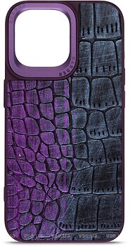 Фото ArmorStandart Harder Glamorous Croco for Apple iPhone 15 Pro Max Dark Purple (ARM76767)