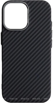 Фото ArmorStandart LikeCarbon2 MagCase for Apple iPhone 17 Carbon Black (ARM86257)