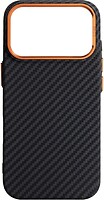 Фото ArmorStandart LikeCarbon2 SE MagCase for Apple iPhone 17 Pro Black Orange (ARM89161)