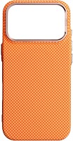 Фото ArmorStandart LikeCarbon2 SE MagCase for Apple iPhone 17 Pro Kevlar Orange Rose Gold (ARM89168)