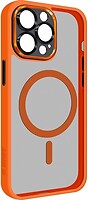 Фото ArmorStandart Unit MagSafe SE for Apple iPhone 14 Pro Max Orange Black (ARM75376)