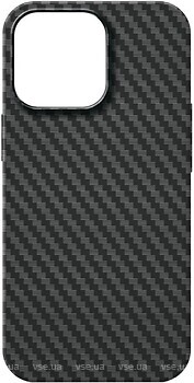 Фото ArmorStandart LikeCarbon MagCase for Apple iPhone 14 Pro Max Black (ARM66366)