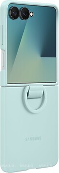 Фото Samsung Silicone Case with Ring for Galaxy Flip 7 SM-F766B Mint (EF-PF766TMEGUA)