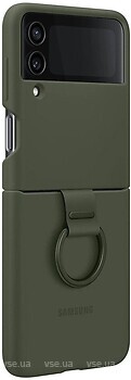 Фото Samsung Silicone Case with Ring for Galaxy Flip 7 SM-F766B Khaki (EF-PF721TGEGUA)
