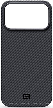 Фото ArmorStandart BlackIcon Aramid Twill MagCase for Apple iPhone 17 Pro Max Black (ARM90150)