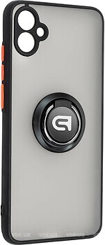 Фото ArmorStandart Frosted Matte Ring for Samsung Galaxy A04e SM-A042 Black (ARM68346)