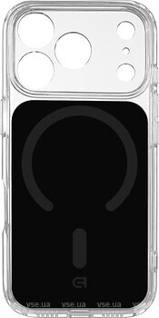 Фото ArmorStandart Clear Hybrid MagCase for Apple iPhone 18 Pro/17 Pro Black (ARM91785)