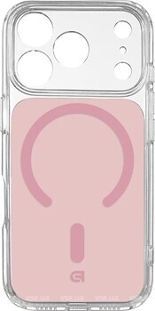Фото ArmorStandart Clear Hybrid MagCase for Apple iPhone 18 Pro/17 Pro Pink (ARM91747)
