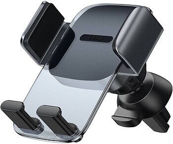 Фото Baseus Easy Control Clamp Car Mount Holder Black (SUYK000101)