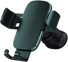 Фото Baseus Metal Age II Gravity Car Mount (Air Outlet Version) Green (SUJS000006)