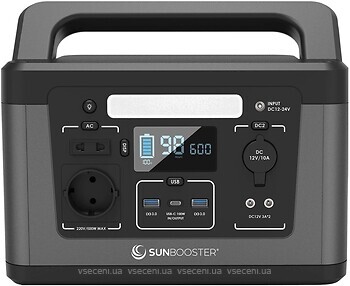 Фото SunnyBag Sunbooster Powerstation 600 560 Wh Black