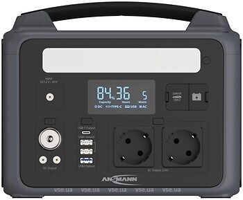 Фото Ansmann PS600AC 640 Wh Black