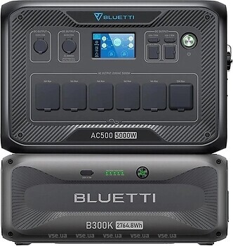 Фото Bluetti AC500+B300K 2764.8 Wh Black