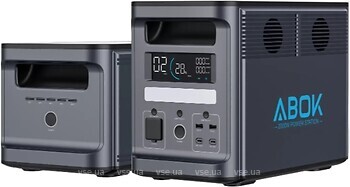 Фото ABOK Ark2000 1536 Wh Gray + дополнительная батарея 1536 Wh