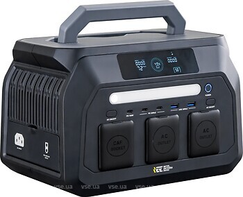 Фото IEETek P800 Portable Power Station / Solar Generator 512 Wh Black