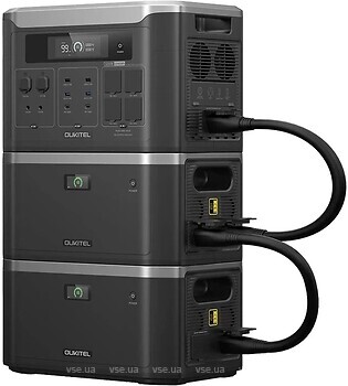 Фото Oukitel BP3000E + 2xB2000L Expansion Battery 6144 Wh Black