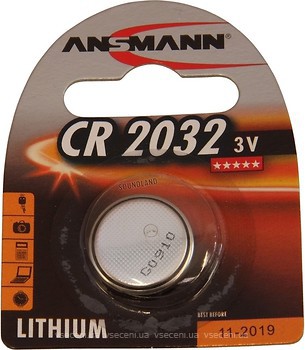 Фото Ansmann CR-2032 3B Lithium 1 шт (5020122)